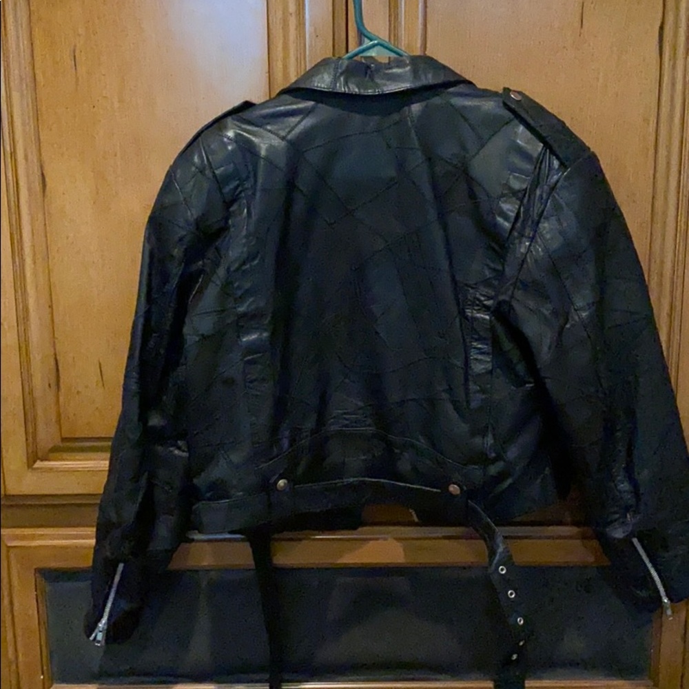 Alamos Vintage Leather Patchwork Jacket - image 3
